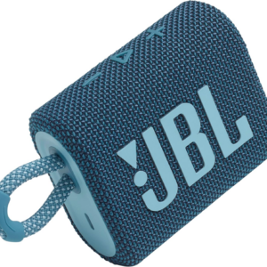 Go 3 - Portable Mini Bluetooth Speaker, Big Audio and Punchy Bass, IP67 Waterproof and Dustproof, 5 Hours of Playtime, Speaker for Home, Outdoor and Travel (Blue)