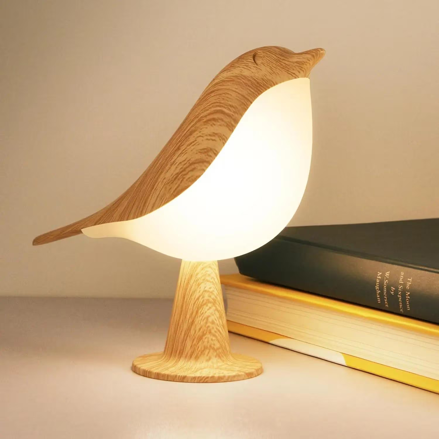 Bird Lamp – Modern Wooden LED Night Light - Image 8
