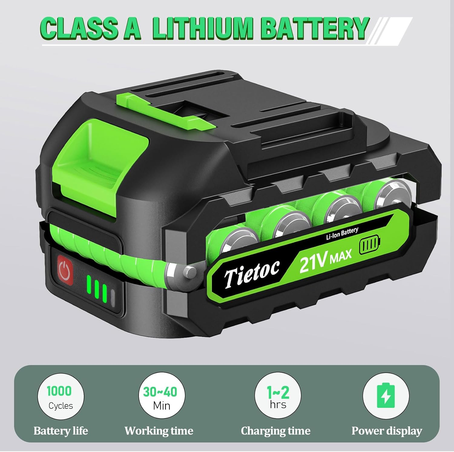 Chainsaw 6 Inch Mini Electric Chainsaw Cordless Battery Powered, Hand Held Saw for Wood/Trees Trimming, Sawzall for Household and Garden, Stocking Stuffers Gift for Men Dad Husband Gadget 2025 - Image 4