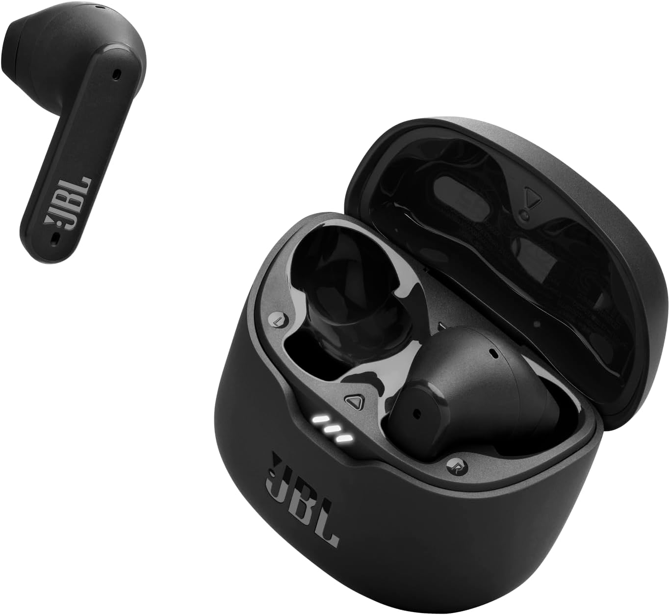 Tune Flex - True Wireless Noise Cancelling Earbuds (Black), Small - Image 3
