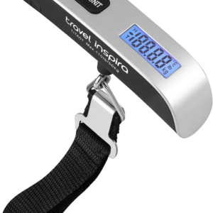 Luggage Scale, Portable Digital Hanging Baggage Scale for Travel, Suitcase Weight Scale with Rubber Paint, 110 Pounds, Battery Included